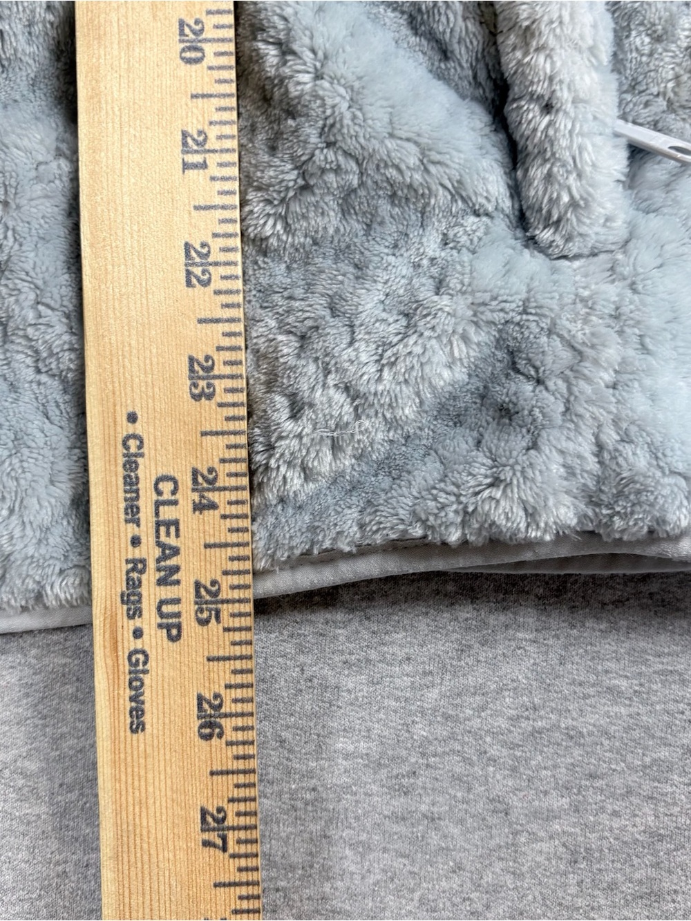 Columbia Womens XL Sherpa Lightweight Full Zip Fleece Jacket Light Blue - Picture 8 of 9